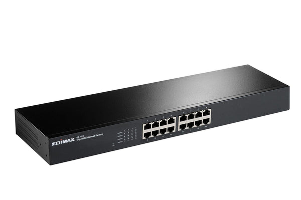 Switch EdiMax GS-1016, 16 Port, Gigabit, Mounting in Cabinet