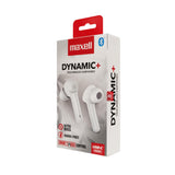 Блутут слушалки MAXELL Dynamic, Докинг кутийка, True Wireless, Бял