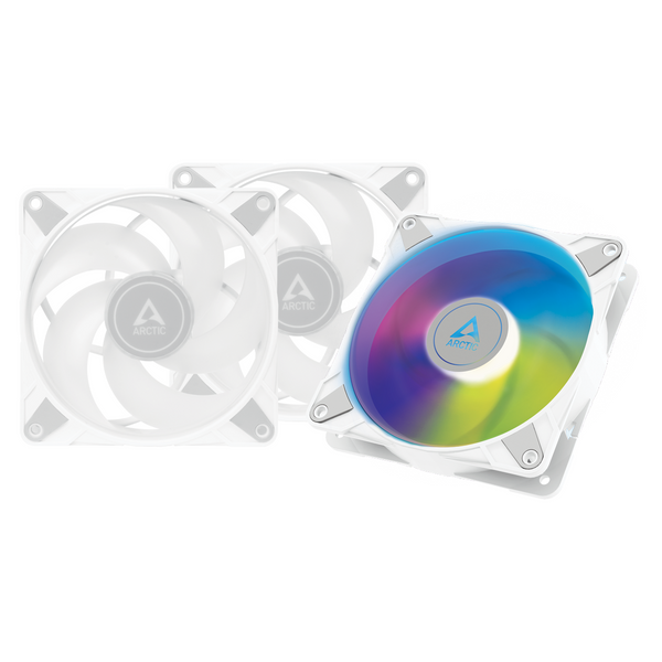 Fans ARCTIC P12 WHITE, A-RGB, 120mm, 3 fan kit