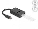 Конвертор Delock, USB-C - M.2 NVMe PCIe / SATA SSD, 10 Gbps