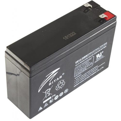 Lead Battery RITAR (HR12-20BW) 12V / 5AH HIGH RATE - AGM 151/50 / 95MM ...