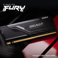 Памет Kingston FURY Beast Black 16GB DDR4 3200MHz CL17 KF432C16BB/16