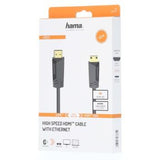 Кабел HAMA 205015, HDMI мъжко - mini HDMI мъжко, 1.5 м, Позл.конектори, Черен