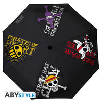 Чадър ABYSTYLE ONE PIECE, Pirates emblems, Автоматичен, Черен