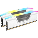 Памет Corsair Vengeance White RGB 32GB(2x16GB) DDR5 PC5-41600 5200MHz CL40 CMH32GX5M2B5200C40W