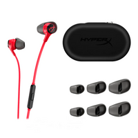 Геймърски слушалки тапи с микрофон HyperX Cloud Earbuds II Red