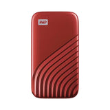 Външен SSD WD My Passport, 2TB, USB 3.2 Gen 2 Type-C, Червен