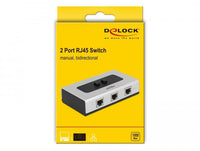 Превключвател Delock 87673, Ръчен, 2 x RJ45 порта, 10 Gbps