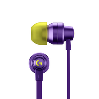 Gaming headphones Logitech G333 In-Ear 3.5 mm + USB-C Adapter, wired, purple