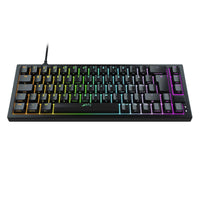 Геймърскa механична клавиатура XTRFY K5 Black, 65% Hotswap RGB US Layout Kailh Red