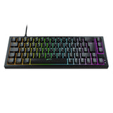 Геймърскa механична клавиатура XTRFY K5 Black, 65% Hotswap RGB US Layout Kailh Red