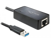 Адаптер DeLock 62121, USB 3.0  към Gigabit LAN 10/100/1000 Mbps