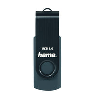 USB memory Hama Rotate, 64GB, 70 MB / s, petroleum blue