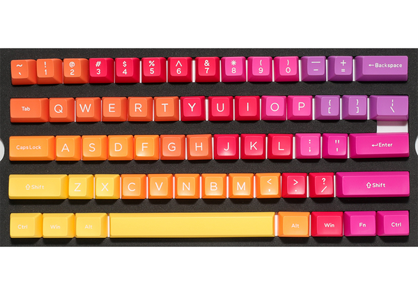 Mechanical Keyboard Caps Ducky Afterglow, 108-Keycap Set Abs, Double-Shot, US Layout