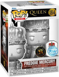 Фигурка Funko Pop! Rocks: Queen - Freddie Mercury King (Platinum) with Pin (Special Edition) #184 Vinyl