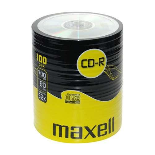 CD-R80 Maxell, 700MB, 52x, 100 pcs