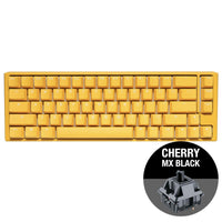 Геймърскa механична клавиатура Ducky One 3 Yellow SF 65%, Cherry MX Black