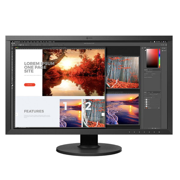 Монитор EIZO ColorEdge CS2740, IPS, 27 inch, Wide, UHD, HDMI, DisplayPort, DVI-D, USB-C, Черен