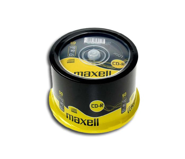 CD-R80 Maxell Cake Box Wrapped, 700MB, 52x, 50 pcs