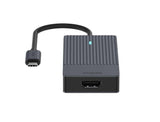 4-портов хъб Rapoo UCM-2001, 4 в1, 2 x USB-A, 1 x  USB-C, 1 x HDMI, Черен