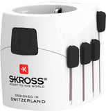 Адаптер SKROSS Pro World 1103180, USB, Бял