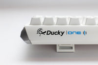 Геймърскa механична клавиатура Ducky One 3 Pure White Full Size Hotswap Cherry MX Black, RGB, PBT Keycaps