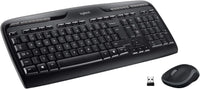 Kомплект клавиатура с мишка Logitech MK330, Безжичен, 2.4 GHz, Черен