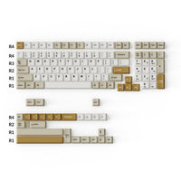 Капачки за механична клавиатура Keychron Cherry Profile Double - Shot PBT Full Set 219 Keycaps - Camel