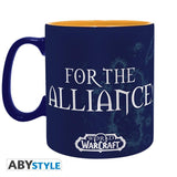 Чаша ABYSTYLE WORLD OF WARCRAFT - Alliance, 460 ml, Син