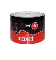 DVD-R Maxell, 4.7 GB, 16x, 50 pcs.