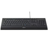 Клавиатура Logitech K280e, USB, Черна