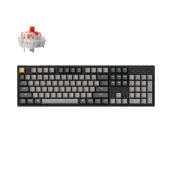 Геймърска Механична клавиатура Keychron C2 Pro QMK/VIA Full-Size Hot-Swappable Keychron K Pro Red Switch RGB Backlight