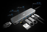 Докинг станция Silicon Power Boost SU20, 7 в 1, USB-C