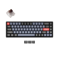 Геймърска Механична клавиатура Keychron K6 Pro 65% K PRO Brown Switch RGB LED, Aluminium Frame