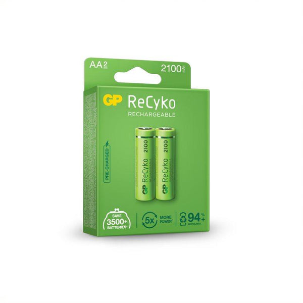 Акумулаторна Батерия GP R6 AA 2100mAh RECYKO 210AAHCE-EB2 NiMH 2 бр. в опаковка GP