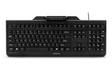 Cherry KC 1000 SC wire keyboard, black, with reader