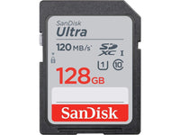 Карта памет SANDISK Ultra SDHC, 128GB, Class 10, U1, 120 Mb/s