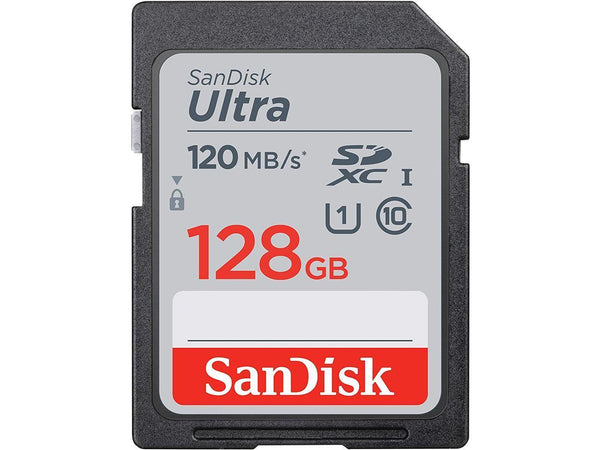 Memory card SANDISK Ultra SDHC, 128GB, Class 10, U1, 120 Mb/s