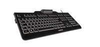 Cherry KC 1000 SC wire keyboard, black, with reader