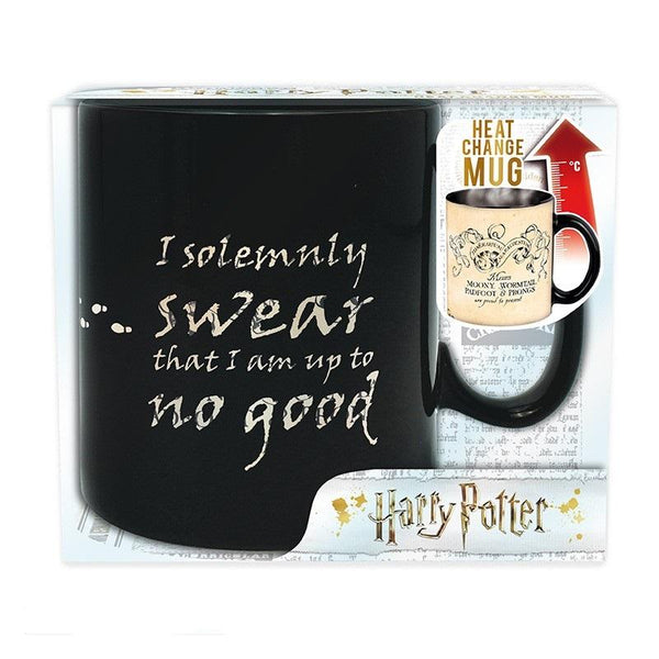 Чаша ABYSTYLE HARRY POTTER Heat Change Mug Marauder, Сменящ се цвят, King size, Черен