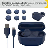 Блутут слушалки Jabra Elite 8 Active, Navy