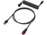 Кабел за клавиатура HyperX Coiled Cable USB-C Gray-Black