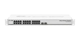 Суич MikroTik 326-24G-2S+RM 24 x Gigabit Ethernet ports, 10/100/1000Mbps, 2x SFP+ cages, монтаж в шкаф