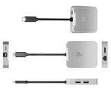 Докинг станция j5create JCD391 86W, USB-C, USB-A, HDMI, RJ-45