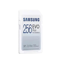 Карта памет Samsung EVO Plus, SD Card, 256GB, Бяла