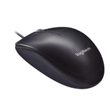 Жична оптична мишка LOGITECH M90, USB, Черен