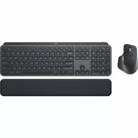 Kомплект клавиатура с мишка Logitech MX Keys S Combo, Подложка за китка, Черен