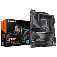 Дънна платка GIGABYTE Z790 GAMING X AX LGA 1700, PCIe 5.0, ATX, Wi-Fi 6E, RGB Fusion, DDR5