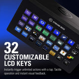 Elgato Stream Deck controller, 32 lcd button, black