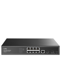 Суич Cudy GS2008S2, L2, 8 x Gigabit Ethernet ports, 2 x SFP, 128MB RAM